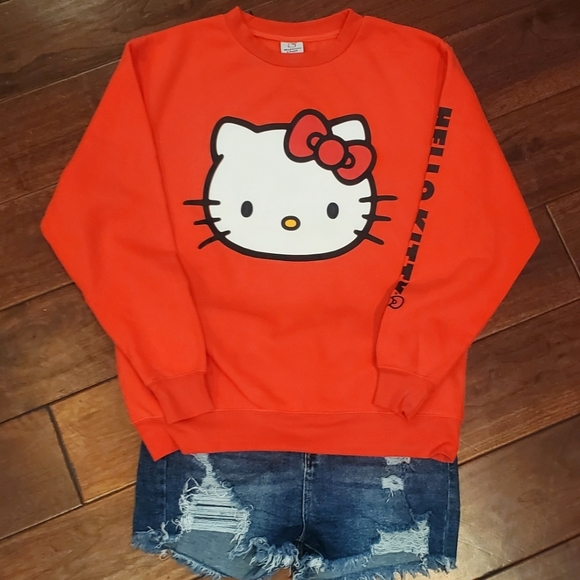 Hello kitty Red Sweatshirt Sanrio - Picture 6 of 8